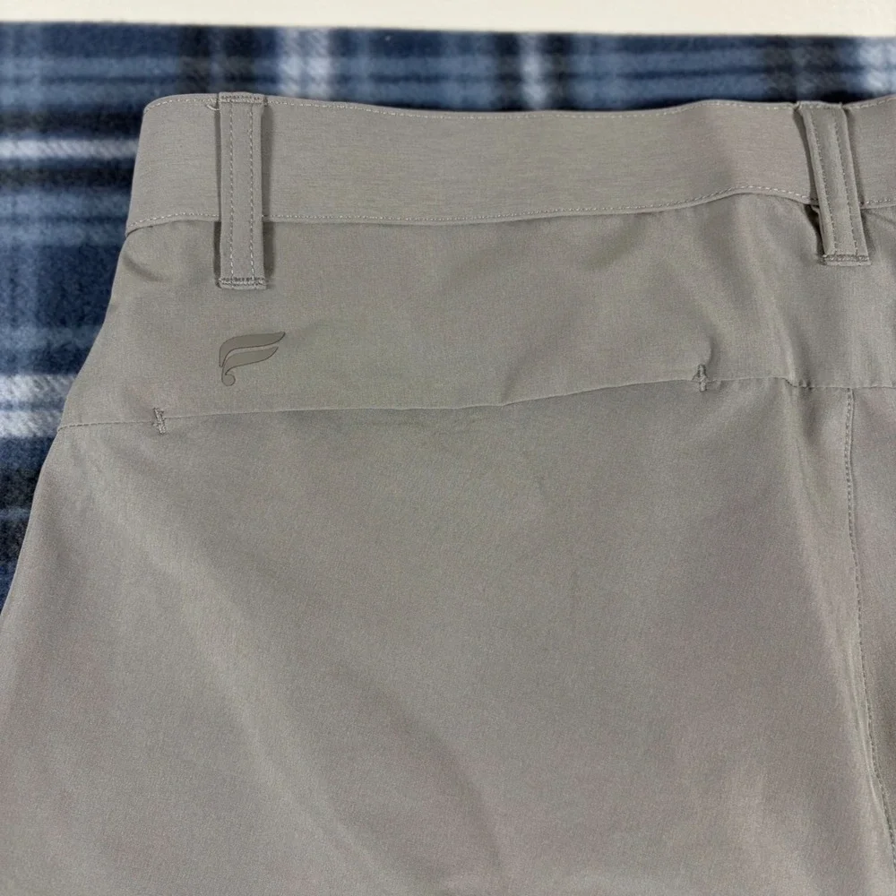 Fabletics Only-Way Tech Pants Mens 33x30 Grey Performance Stretch Trousers